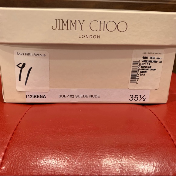 SOLD. JIMMY CHOO Irena suede 65mm round toe pump. - Picture 6 of 8